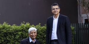M.K. and Anand Deva:“If something is worrying me about a case,I do ask Anand for advice:he gives me the modern view.”