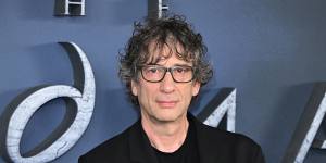 Neil Gaiman at The Sandman world premiere in London in 2022.