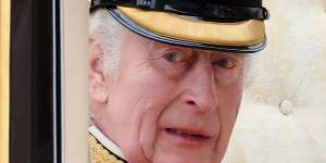 King Charles during Trooping the Colour.