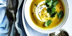 Spice up a traditional winter soup with some exotic Middle Eastern flavours.