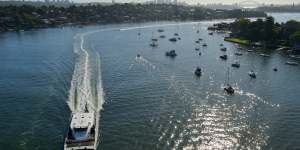 A population boom along the banks of the Parramatta River is adding to demand for ferry services.