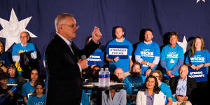 Scott Morrison addressed a campaign rally on Saturday,but didn’t face reporters.