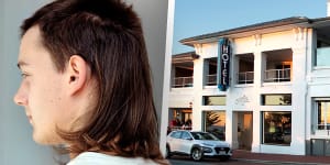 Mullet madness:Beach hotel apologises for barring blokes sporting classic Aussie cut