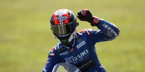 Alex Rins is triumphant at the MotoGP of Australia at Phillip Island.