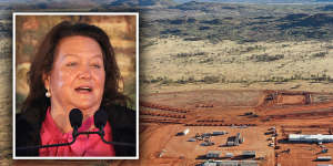 Gina Rinehart has a 10 per cent stake in Arafura Rare Earths,which is building the Nolans rare earths project in the Northern Territory. 