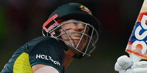 David Warner scored an unbeaten 53 from 35 balls