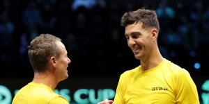 Thanasi Kokkinakis was pleased to reward the faith shown in him in Manchester by Australia’s Davis Cup captain Lleyton Hewitt.