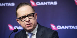 Qantas CEO Alan Joyce said the airline would take a significant hit from coronavirus but could weather the storm. 