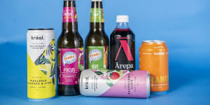 Aussies are jumping on the beverages with benefits bandwagon,spending big on drinks with purported health benefits.