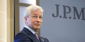 Frothy time to be a banker. JPMorgan boss Jamie Dimon.