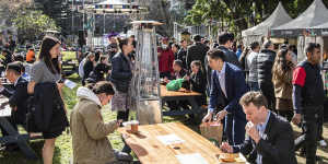 The Wynside Out festival,held last week at Wynyard Park for two days,is an example of what business improvement districts in the city could do on an ongoing basis.