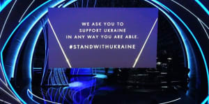 Oscar’s acknowledge ‘people of Ukraine’,ask viewers to take a stand
