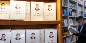 A bookstore selling “Xi Jinping Thought” in Beijing. 