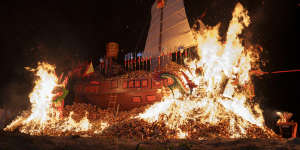 The Wangkang festival was brought to Malacca by Hokkien traders from China and first took place in 1854.