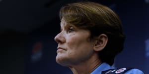 NSW Police Commissioner Karen Webb is again facing criticism from her opponents. 