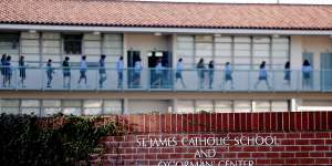 St James Catholic School in Torrance,California. Two nuns allegedly embezzled thousands of dollars from the school to finance personal expenses including trips to Las Vegas casinos. 