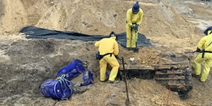 Medical waste,pesticides,dead dog and cash found at illegal toxic waste dump