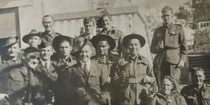 Archibald Driscoll,centre,was one of the “Black Rats” of Tobruk who returned to a deeply segregated Australia.