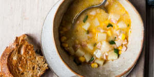 Soup picture from Vicki Liley Potato,corn,bacon chowder