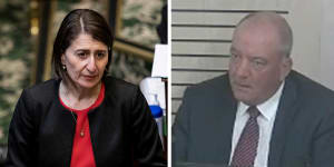 Gladys Berejiklian and Daryl Maguire were in a relationship between 2015 and 2018.