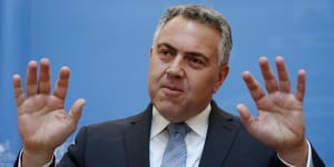 Joe Hockey explains his budget of 2014,focusing on the importance of paying down debt and deficit.