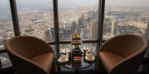 The view from the Burj Khalifa impresses only through sheer height.