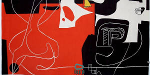 A detail from Le Corbusier's tapestry.