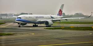 A China Airlines Airbus A350.