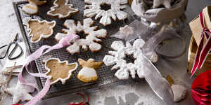Karen Martini’s gingerbread Christmas cookies. 