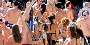 Vegas's elite pool parties:just add water