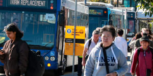 Bankstown line commuters will be forced into the nightmare of catching replacement buses along gridlocked roads for 12 months.