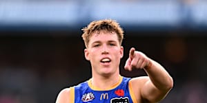 Logan Morris just turned 21 and he’s already a two-time premiership player.