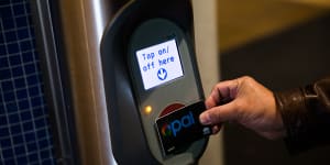 Credit card payments extended to Sydney's trains,but users miss out on Opal benefits