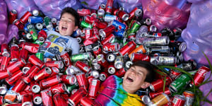 The 10-year-old super-collector of bottles and cans set to cash in