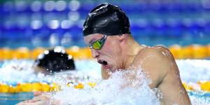 Zac Stubblety-Cook in the 200m breaststroke final on Friday.