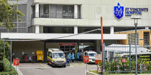 The photograph at the centre of the investigation was allegedly taken inside St Vincent’s Hospital’s emergency department.