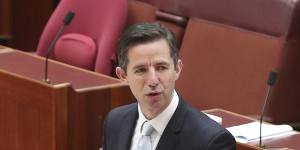 Trade Minister Simon Birmingham. 