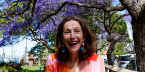 North Sydney mayor Jilly Gibson will give away 300 young jacaranda trees to local residents to bring more tourists to the area for the season. The trees are beginning to flower now,but will peak over the next few weeks. 
