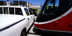 Canberra Metro and the ACT Emergency Services Agency staged a car versus light rail vehicle crash to test the responses of firefighters and paramedics. 