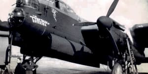 Mystery of Indigenous warrior'nose art'on Lancaster bomber
