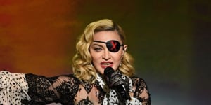 Madonna performs on stage during the Billboard Music Awards in May.