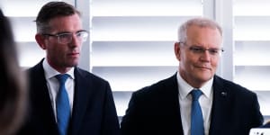 Prime Minister Scott Morrison said he stood by his criticism of the NSW ICAC as he campaigned alongside Premier Dominic Perrottet on Tuesday.