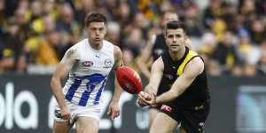 Trent Cotchin played his final game on Saturday.