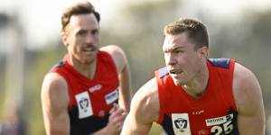 Tom McDonald pressing his case for the Casey Demons for a finals call up this year.