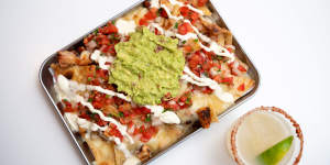 Nachos might not ring true for Mexican food purists,but the menu welcomes all food fans. 