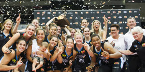 The Canberra Capitals break WNBL title drought