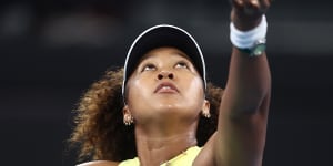 Star down under:Naomi Osaka has returned to the tour.