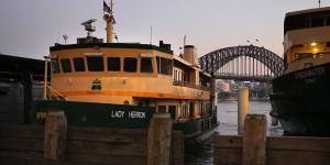 The Lady Herron is one of the two last Lady-class ferries in Sydney.