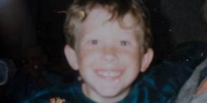 Brenton Tarrant as a child.