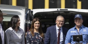 Prime Minister Anthony Albanese campaigned with Disaster Relief Australia in Queensland during the 2022 election.